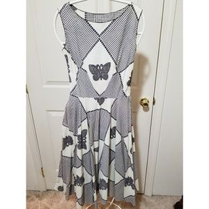 Vintage Butterfly Dress